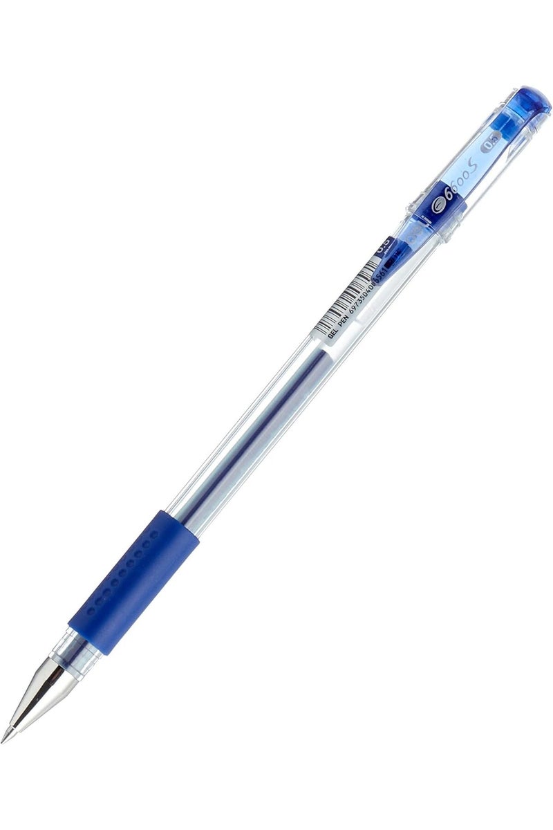 Deli Writing Instrument Office Gel Pen 10pcs ( Value Pack ) E6600S-BLUE Blue - Image 3